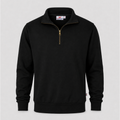 Zip Neck Band Sweater