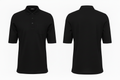 Black Cotton Polo No Label