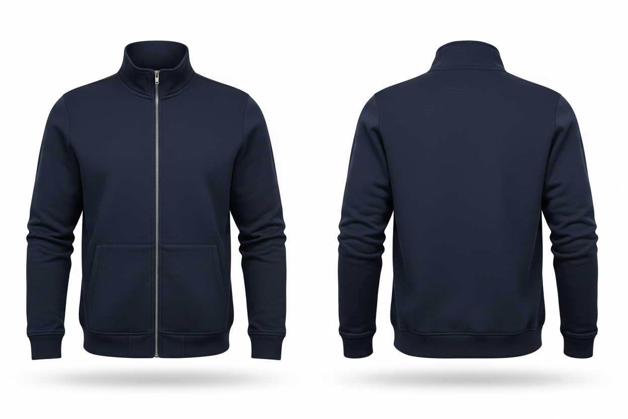 Navy Sweat Jacket